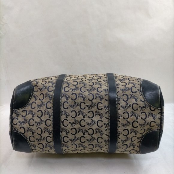 CELINE Hand Bag Navy Blue Canvas 1009719 - Picture 4 of 9